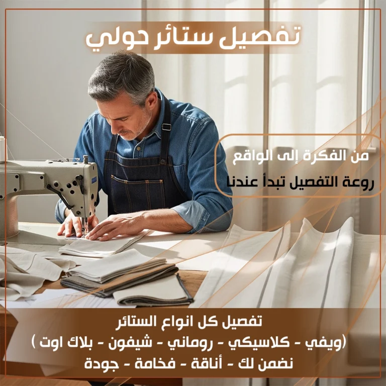 تفصيل ستائر حولي