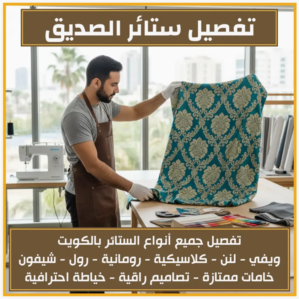 تفصيل ستائر الصديق